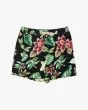 Bañador Boardshort Deus Ex Machina Step Off Mesh 17" Negro floral para hombre