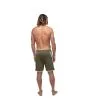 Hombre con bañador Block Boardshort Florence Marine X verde oliva posterior