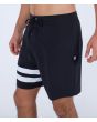 Hombre con bañador boardshort Hurley Block Party 18" negro cordón