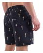 Hombre con Bañador Boardshort Hurley Cannonball Volley 17'' Negro Combo derecha