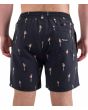 Hombre con Bañador Boardshort Hurley Cannonball Volley 17'' Negro Combo posterior