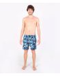 Hombre con Bañador Boardshort Hurley Cannoball Volley 17" azul marino 