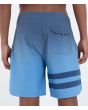 Hombre con Bañador Boardshort Hurley Phantom Block Party 18'' Submarine Azul posterior