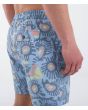 Hombre con Bañador Hurley Phantom Naturals Cannonball Volley 17'' Azul Eiffel bolsillo trasero