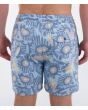 Hombre con Bañador Hurley Phantom Naturals Cannonball Volley 17'' Azul Eiffel posterior