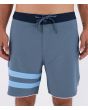 Hombre con Bañador Hurley Phantom Eco Block Party Solid 18 Grey Teal cintura fija