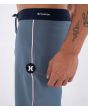Hombre con Bañador Hurley Phantom Eco Block Party Solid 18 Grey Teal lateral