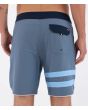 Hombre con Bañador Hurley Phantom Eco Block Party Solid 18 Grey Teal posterior