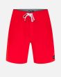 Bañador Boardshort Hurley Phantom Eco One and Only Solid 18" Rojo para hombre