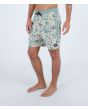 Hombre con Bañador Boardshort Hurley Phantom Naturals Tailgate 18" Cilantro lateral