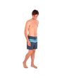 Hombre con Bañador Boardshort Hurley Sessions Bohemia 16" Monsoon Blue azul marino derecha