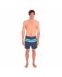 Hombre con Bañador Boardshort Hurley Sessions Bohemia 16" Monsoon Blue azul marino frontal