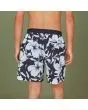 Hombre con Bañador Boardshort Lightning Bolt Continual Flower 16" negro floral posterior