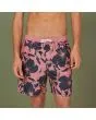Hombre con Bañador Boardshort Lightning Bolt Continual Flower 16" rosa floral 