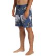 Hombre con Bañador Performance Billabong Lazarus Pro 19" Azul Oscuro lateral