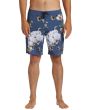Hombre con Bañador Performance Billabong Lazarus Pro 19" Azul Oscuro