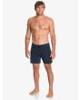 Hombre con Bañador Boardshort Quiksilver Highline Kaimana 16" azul marino frontal