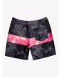 Bañador Boardshort Quiksilver Highlite Arch 19" rosa para hombre posterior