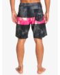 Hombre con Bañador Boardshort Quiksilver Highlite Arch 19" rosa posterior