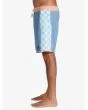 Hombre con bañador boardshort Quiksilver Original Arch 18" Azul izquierda