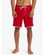 Hombre con bañador de surf Quiksilver Original Scallop 18'' Rojo