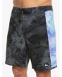 Hombre con Bañador Boardshort Quiksilver Surfsilk Arch 18" Negro cintura fija