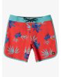 Boardshort Quiksilver Surfsilk Scallop 18'' Cayenne para hombre