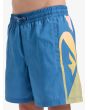 Niño con bañador Quiksilver Everyday Holmes Volley 14'' Azul Corona cintura elástica