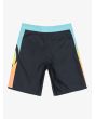 Parte trasera del bañador Quiksilver Everyday Holmes 17'' Negro para niño con bolsillo con solapa