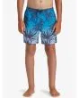 Niño con bañador Quiksilver Everyday Mix Volley 14'' Azul con estampado tropical