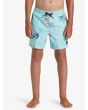 Niño con Bañador Quiksilver Youth Everyday Mix Volley 14'' Azul Celeste Tropical