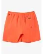 Short de natación Quiksilver Everyday Solid Volley Youth 14'' Fiery Coral para niño 8-16 años posterior