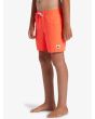 Niño con Bañador Quiksilver Everyday Solid Volley Youth 14'' Fiery Coral lateral