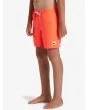 Niño con Bañador Quiksilver Everyday Solid Volley Youth 14'' Fiery Coral lateral