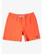 Short de natación Quiksilver Everyday Solid Volley Youth 14'' Fiery Coral para niño 8-16 años