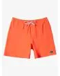 Short de natación Quiksilver Everyday Solid Volley Youth 14'' Fiery Coral para niño 8-16 años