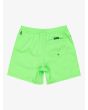 Boardshort Quiksilver Everyday Solid Volley 14'' Green Gecko para niño 8-16 años posterior