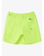 Boardshort Quiksilver Everyday Solid Volley Youth 14'' Safety Yellow para niño 8-16 años posterior