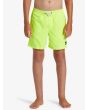 Niño con bañador Quiksilver Everyday Solid Volley Youth 14'' Amarillo Neón