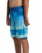 Niño con Bañador Boardshort Quiksilver Everyday Fade 17" Youth Azul logo