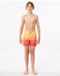 Niño con Bañador elástico Rip Curl Laze Fade Volley 15" Boy Rojo frontal