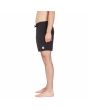 Hombre con Bañador Boardshort elástico Volcom Lido Solid Trunk 16" Negro lateral