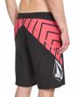 Hombre con boardshort Volcom VTV Jack Robinson 21in Negro bolsillo con cremallera
