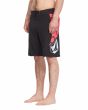 Hombre con boardshort Volcom VTV Jack Robinson 21in Negro izquierda