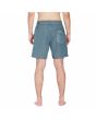 Hombre con Bañador Boardshort elástico Volcom Center Trunk 17" azul posterior