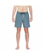 Hombre con Bañador Boardshort elástico Volcom Center Trunk 17" azul 