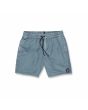 Bañador Boardshort elástico Volcom Center Trunk 17" azul para hombre