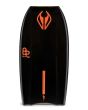 Tabla de Bodyboard NMD Ben Player AlphaFlex PFST K19 PP Quad Concave Amarillo-Negro slick Surlyn Mesh