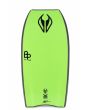Tabla de Bodyboard NMD Ben Player Series Spec PP 41.5" en color negro y verde flúor slick