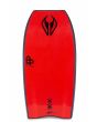 Tabla de Bodyboard NMD Ben Player Series Spec PP 41" en color azul marino y rojo slick